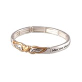 May Your Days Be Blessed Angel Wings Stretch Bracelet