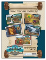The Mighty God: Bible Teaching Posters (pkg. of 5)