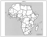 Trick Geography Review Card: Africa