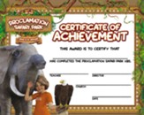 Proclamation Safari: Certificate of Achievement (pkg. of 25)