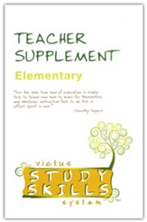 Victus Study Skills System Teacher Supplement  (Elementary; with Elementary Powerpoint Content)