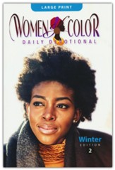 Women of Color Daily Devotional - Winter #2; Large Print