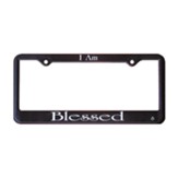 I Am Blessed License Plate Frame