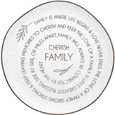 Cherish Family Ceramic Plate