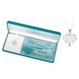 Mom, Heart of Our Family Tree Necklace