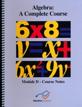 VideoText Algebra Module D Course Notes