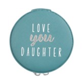 Love You Daughter Zippered Jewelry Case