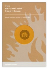 ESV Reformation Study Bible, Student Edition--Marigold  Imitation Leather - Imperfectly Imprinted Bibles