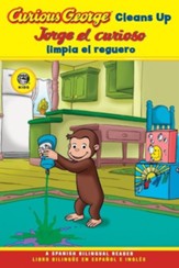 Curious George Cleans Up Spanish/English Bilingual Edition