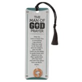The Man of God Prayer Bookmark with Tassel and Cross Coin