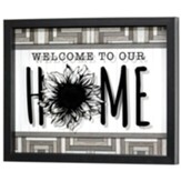 Welcome to Our Home Framed Wall Art