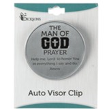 The Man of God Prayer Visor Clip