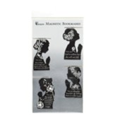 Female Silhouette Magnet Bookmarks, Set of 4
