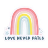 Love Never Fails, Decal Sticker