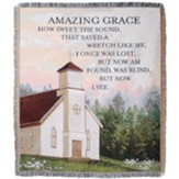 Amazing Grace Woven Tapestry Throw