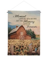 Memory Lives On Woven Tapestry Wall Hanging