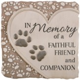 In Memory of a Faithful Friend, Pet Garden Stone