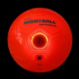 Nightball Soccer Ball, Red