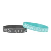 Put on the Full Armor of God, Silicone Bracelet, Assorted Colors