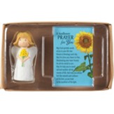 Angel Holding Flowers Figurine with Itty Bitty Blessings Card