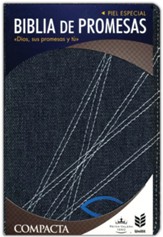 Biblia de Promesas Compacta RVR 1960, Jean con Cierre, Indice  (RVR 1960 Promises Compact Bible, Jean with Zipper, Ind.) - Slightly Imperfect