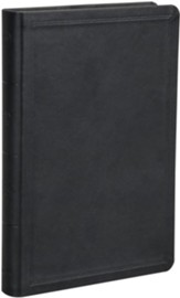 CSB Deluxe Gift Bible--soft leather-look, black