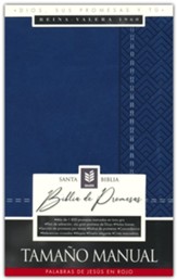Santa Biblia de Promesas Reina Valera 1960- Tamano Manual, Letra Grande, Azul (Promise Bible. Handy Size, Large Print Blue)