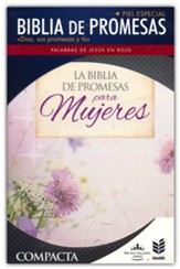 Santa Biblia de Promesas Reina Valera 1960, Compacta  Piel Especial Floral (Compact Promise Bible, Floral)