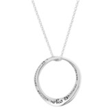 I Can Do All Things Through Christ Mobius Necklace