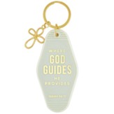 Where God Guides He Provides Scripture Key Tag