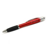Personalized, Pen, Light-Up, with Name, Red