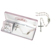 Baby Blessings, Baby's First Rosary Beads, Pink