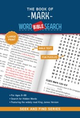 The Book of Mark: Bible Word Search, Large Print