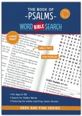 The Book of Psalms, Volume1: Bible Word Search, Large Print