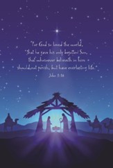 For God So Loved The World, Box of 20 Christmas Cards