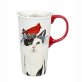 Christmas Cat Travel Mug