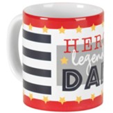 Hero Legend Dad Mug