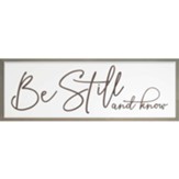 Be Still And Know Carved Framed, Wall Decor