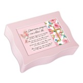 A Baptismal Prayer for A Sweet Girl Music Box, Pink