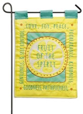 Fruit of the Spirit Burlap Flag, Small
