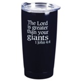 The Lord Is Greater Travel Mug