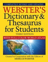 Webster's Dictionary & Thesaurus for Students: Completely Revised and Updated, Third Edition