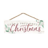 Have A Very Merry Christmas Jute Hanging Decor
