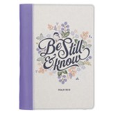 Be Still Know Classic Journal, Two-Tone