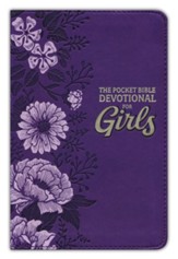Pocket Bible Devotional for Girls Faux Leather