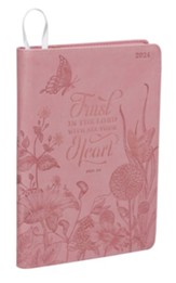 Trust in the Lord with All Your Heart (Proverbs 3:5), 2024 Executive Zippered Planner