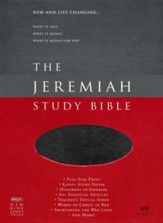 NKJV The Jeremiah Study Bible, Soft leather-look, Black (indexed)  - Slightly Imperfect