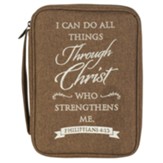 I Can Do All Things Bible Cover, Large Print