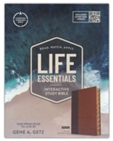 CSB Life Essentials Study Bible--soft leather-look, brown (indexed)