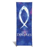 Make Disciples Fabric Banner 2' x 6'